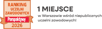 Ranking Perspektywy 2026 – 1. miejsce w Warszawie wśród niepublicznych uczelni zawodowych